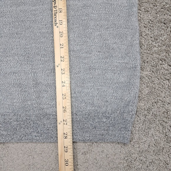 Weatherproof Vintage Mens Gray Waffle Knit Crewneck Sweater XL Acrylic - Picture 6 of 7